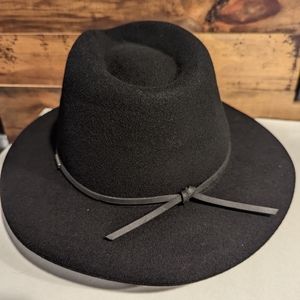 Brixton Wesley Adjustable Fedora Black Small